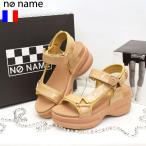 2025 新作がいきなり 600円割引 ショップ袋おまけ付 no name ノーネーム 厚底エナメルスポーツサンダルCONCRETE 正規品
