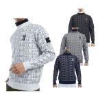  Admiral Golf Bigrun плоскодонная лодка Logo Jaguar do вырез лодочкой свитер ADMA480 Golf одежда tops 2024 год осень-зима модель Admiral GOLF