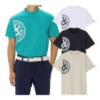 アンパスィ 半袖 モックネックシャツ SWING DRY メッシュ メンズ AMS9566V2 トップス ゴルフウェア 2026年春夏モデル and per se 春夏ウェア