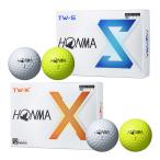 本間ゴルフ TW-X／TW-S ゴルフボール BTQ2402／BTQ2403  2024年モデル  3ダースセット（36球） HONMA GOLF