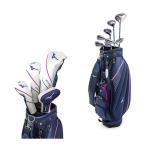  женский Mizuno Efil-8 Golf Club 8 шт. комплект (1W,5W,5U,#7,#9,PW,SW,PT) + легкий caddy bag имеется оригинал карбоновый вал начинающий правый для женский 