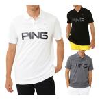  булавка Golf одежда рубашка-поло с коротким рукавом BIG Logo принт мужской 621-2260801 tops легкий . вода скорость .2022 год весна лето модель PING APPAREL булавка одежда весна лето одежда 