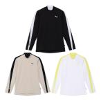 プーマ ゴルフ 長袖 モックネックシャツ メンズ 630427 PF ストレッチ ピーチ スムース ゴルフウェア 2024年秋冬モデル PUMA GOLF 秋冬ウェア