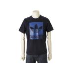アディダス adidas オリジナルス Tシャツ AJ7719 Uネック 半袖 ブラック S