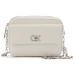 ボーナスストア5%OFF カルバンクラインジーンズ Calvin Klein Jeans ショルダーバッグ レディース ホワイト LV04F3102G FUP POCKET CAMERA BAG