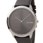 Yahoo! Yahoo!ショッピング(ヤフー ショッピング)カルバンクライン Calvin Klein 腕時計 CK メンズ グレー K3M211C3 Minimal ミニマル レザー スイス製