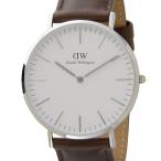 Daniel Wellington ダニエルウェリントン クラシック ブリストル 40mm DW00100023 ホワイト/シルバー/ブラウン メンズ/レディース 時計