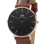 Daniel Wellington ダニエルウェリントン DW00100136 Classic Black 36mm クラシック ブラック セントモース ユニセックス