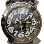 ガガミラノ Gaga Milano 6054.6 CHRONO クロノ 48mm ラバーベルト グレー/イエロー メンズ ブランド