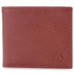 イルビゾンテ IL BISONTE 二つ折り財布 C0487-MP-245 レザー コンパクト財布 ロッソ レッド メンズ 新品