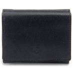3月決算セール イルビゾンテ IL BISONTE 三つ折り財布 ブラック SSW022 PO BK116N
