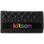 ショッピングキットソン キットソン KITSON 長財布 KSG0571 ハートキルティング 財布 ブラック×ブラック 新品