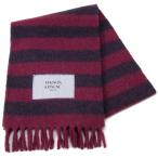 ショッピング均一セール MAISON KITSUNE メゾンキツネ マフラー メンズ  レディース LW06202WA0019S582 RUGBY STRIPES SCARF
