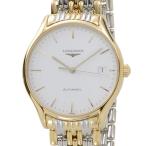 Yahoo! Yahoo!ショッピング(ヤフー ショッピング)ロンジン LONGINES L4.860.2.12.7 リール オートマ 自動巻き ゴールド×シルバー メンズ 腕時計  新品 送料無料