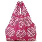 Yahoo! Yahoo!ショッピング(ヤフー ショッピング)マリメッコ Marimekko 折りたたみエコバッグ プケッティ ピンク/ホワイト 38697 316 スマートバッグ ブランド