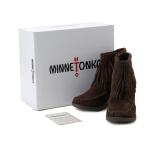 在庫処分 MINNETONKA ミネトンカ ショートブーツ 靴 84016-CHOC24-5CM 24.5cm/US7.5