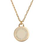 Yahoo! Yahoo!ショッピング(ヤフー ショッピング)マークジェイコブス MARC JACOBS ネックレス レディース クリーム×ゴールド M0008546 106 ENAMEL エナメル ペンダント