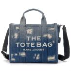 マークジェイコブス MARC JACOBS トートバッグ レディース 2F4HTT002H05 491 THE RIP AND REPAIR DENIM TOTE BAG
