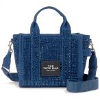 ショッピングJACOBS ボーナスストアPlus対象店 MARC JACOBS マークジェイコブス トートバッグ レディース ブルー 2S5HTT026H03 475 THE CRYSTAL DENIM TOTE BAG