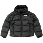 ショッピングノースフェイス ダウン ヤフービッグボーナス THE NORTH FACE ノースフェイス ダウンジャケット ジュニア ブラック 0A7WOPJK3 PRINTED REVRS DOWN　