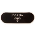 PRADA プラダ バレッタ 髪留め レディース ヘアアクセサリー ブラック 1IF022 2BA6 F0002