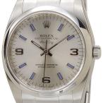 ロレックス ROLEX 114200 SV-AR-BL エアキング シルバー メンズ 腕時計 114 ...