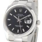 ロレックス ROLEX 115200 BK オイスターパペチュアル デイト ブラック メンズ 腕時計 ...
