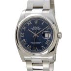 ロレックス ROLEX 116200 BL DateJust デイトジャスト ブルー ローマ メンズ ...