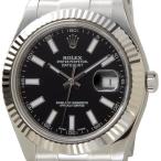 ロレックス ROLEX 116334 BK デイジャスト ブラック メンズ 腕時計 新品 当店5年保 ...