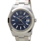 ロレックス ROLEX 116334 デイトジャストII ブルー メンズ 腕時計 新品 当店5年保証