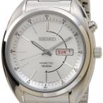 Yahoo! Yahoo!ショッピング(ヤフー ショッピング)セイコー SEIKO キネティック 腕時計 SMY117P1 KINETIC シルバー メンズ オートクォーツ 電池交換不要 セイコーウオッチ ブランド