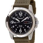 Yahoo! Yahoo!ショッピング(ヤフー ショッピング)セイコー SEIKO メンズ SNE095P2 Solar ソーラー 100M防水 ナイロンベルト ブラック×グリーン 腕時計