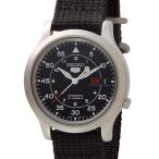 セイコー5 SEIKO5 腕時計 時計 メンズ ミリタリー ブラック SEIKO SNK809K2 セイコーファイブ