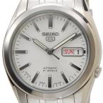 Yahoo! Yahoo!ショッピング(ヤフー ショッピング)セイコー SEIKO SNKG93J1 SEIKO5 セイコー5 セイコーファイブ 自動巻き ホワイト×シルバー メンズ腕時計 セイコーウオッチ ブランド