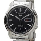 Yahoo! Yahoo!ショッピング(ヤフー ショッピング)セイコー SEIKO SNKK71J1 セイコー SEIKO セイコーファイブ 自動巻き ブラック×シルバー メンズ 腕時計