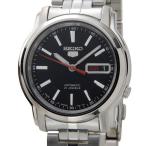 Yahoo! Yahoo!ショッピング(ヤフー ショッピング)セイコー SEIKO SNKL83J1 セイコー SEIKO セイコーファイブ 自動巻き ブラック×シルバー メンズ 腕時計