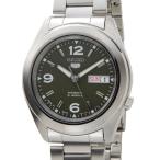Yahoo! Yahoo!ショッピング(ヤフー ショッピング)セイコー SEIKO SNKM75J1 セイコー5 セイコー ファイブ カーキ×シルバー メンズ 腕時計 自動巻き ブランド
