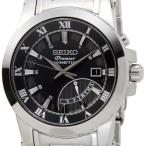 セイコー SEIKO メンズ 腕時計 SRN037P1 PREMIER KINETIC DIRECT DRIVE プレミア キネティック ブラック ブランド