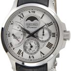 Yahoo! Yahoo!ショッピング(ヤフー ショッピング)セイコー SEIKO メンズ 腕時計 SRX007P1 KINETIC DIRECT DRIVE プレミア キネティック ダイレクト ドライブ ブラック・レザーベルト ブランド