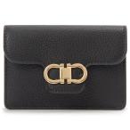 Ferragamo Ferragamo футляр для карточек женский черный 22 0963 785795 DOUBLE GANCIO