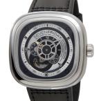 Yahoo! Yahoo!ショッピング(ヤフー ショッピング)セブンフライデー メンズ 腕時計 SEVENFRIDAY Pシリーズ インダストリアル エッセンス SF-P1/01 ブラック×シルバー