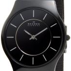 Yahoo! Yahoo!ショッピング(ヤフー ショッピング)スカーゲン SKAGEN メンズ 腕時計 233 LTMB 233シリーズ Slimline Mesh Titanium ウルトラスリム チタン ブラック ブランド