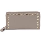 ショッピング長財布 レディース 訳あり　説明冊子なし　VALENTINO ヴァレンティノ 長財布 レディース トープ 3W2P0645VSH NB9 ROCKSTUD 爆買WEEK