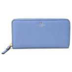訳あり正面色ハゲあり ケイトスペード Kate spade ラウンドファスナー長財布 PWRU1801469 コブルヒル レーシー ビスタブルー 新品 送料無料