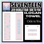 17　SEVENTEEN　CONCERT SLOGAN TOWEL　2019 WORLD TOUR 'ODE TO YOU'