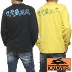 ショッピングクリフメイヤー セール30％OFFクリフメイヤーKRIFFMAYERチルアウトプリント長袖Tシャツ<BR>ワッペングラフィックT新作アメカジロンT