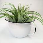  садоводство смешанные товары жестяная пластина pot цветочный горшок горшок горшок покрытие посадочная машина жестяная пластина ведро античный модный эмаль * руль миска CG-HC-09-80