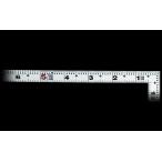 シンワ測定 曲尺 平ぴたシルバー 1尺/裏面30cm 併用目盛 10048