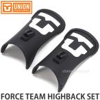 ユニオン フォース ハイバック セット UNION FORCE TEAM HIGHBACK SET スノーボード ビンディング バインディング パーツ Col:Black