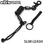 エビス スリムリーシュ ebs SLIM LEASH スノーボード スノボ スキー ブーツ バインディング BOAシステム 紐 安全 SNOW カラー:BLK